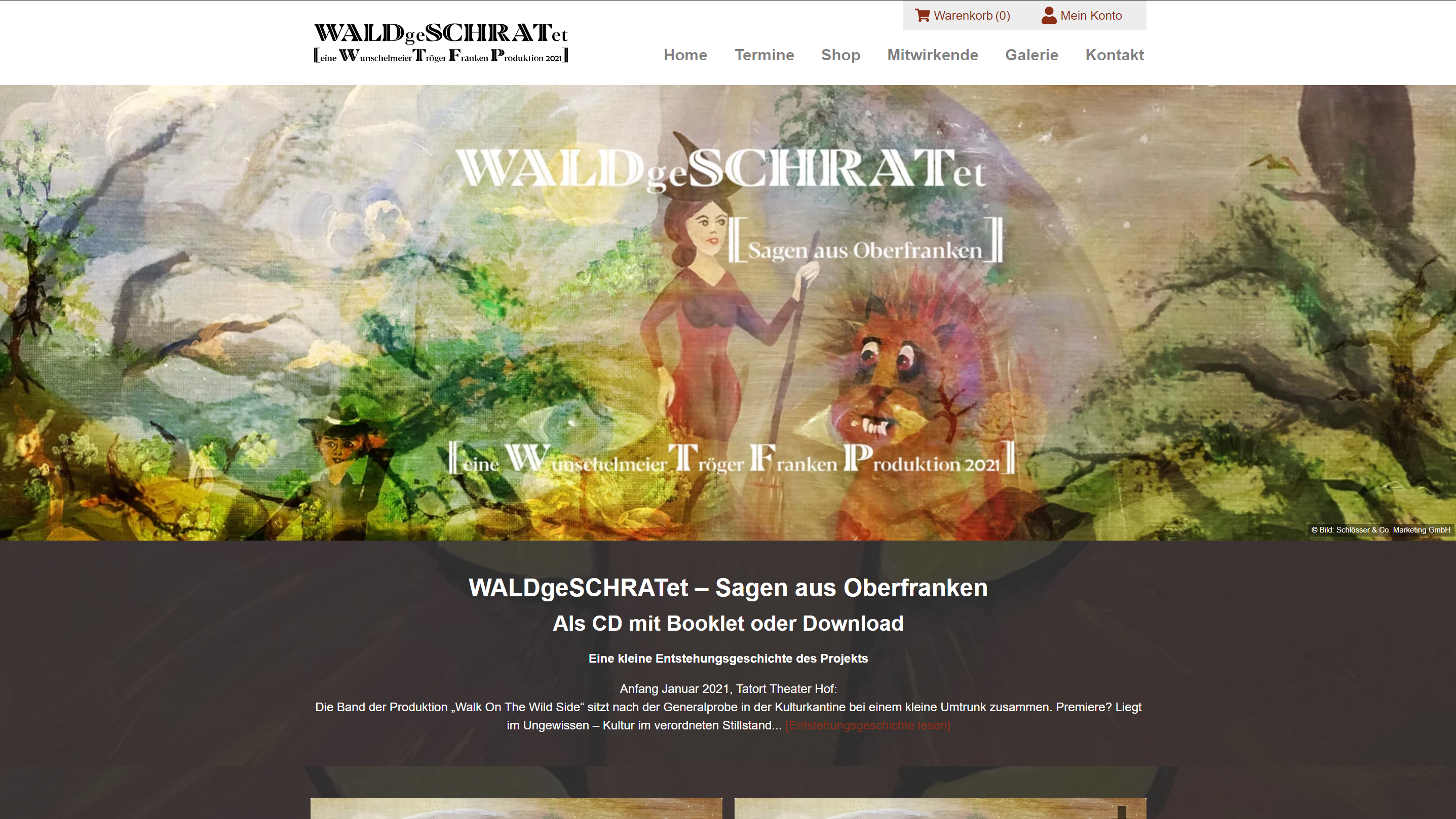 WALDgeSCHRATet - Startseite Onlineshop